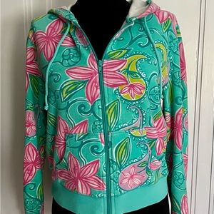 Lilly Pulitzer Tropical Print Track Suit   Size: S MSRP:  $120.00
